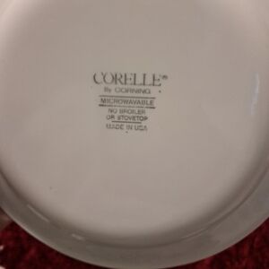 Vintage corningware Cornflower bread plates 7in